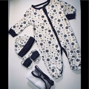 4 PIECE SET BABY BOY 3-6 MONTHS DUCK DUCK GOOSE